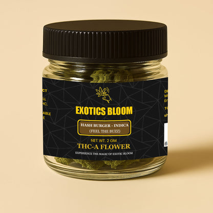 THC-A Flower Hash Burger