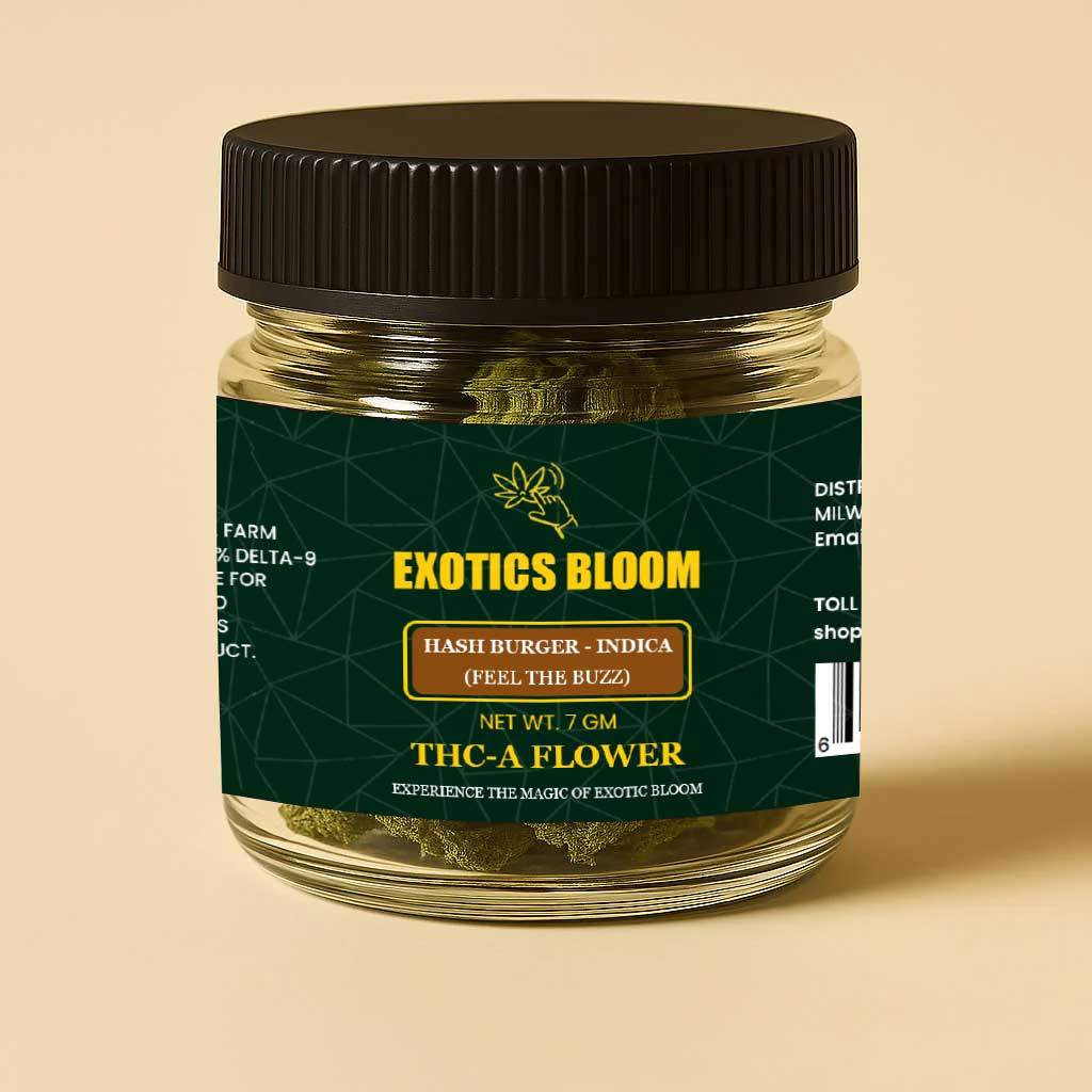 THC-A Flower Hash Burger